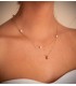Colgante forma de Gota con Circonita Oro 18K. Joyas y gargantillas para mujer. Joyería online Alda.