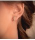 Boucles d'oreilles Meraki Or 18K Cross