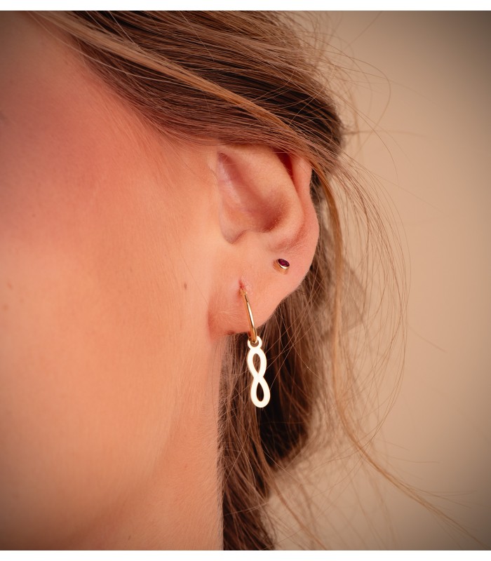 Créoles Infini Or Jaune 18k