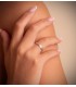 Alliance or bicolore 3 mm. Alliance pour mariage pas chere.
