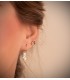 Orecchini a cerchio con pendenti Serpenti oro 18kt