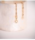 Catena intrecciata in oro per donna e battesimo - Collana a maglia Singapore 2 mm 40 cm