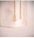 Cadena Forzada 1.5 mm oro amarillo 18 Ktes 50cm, ideal para mujeres