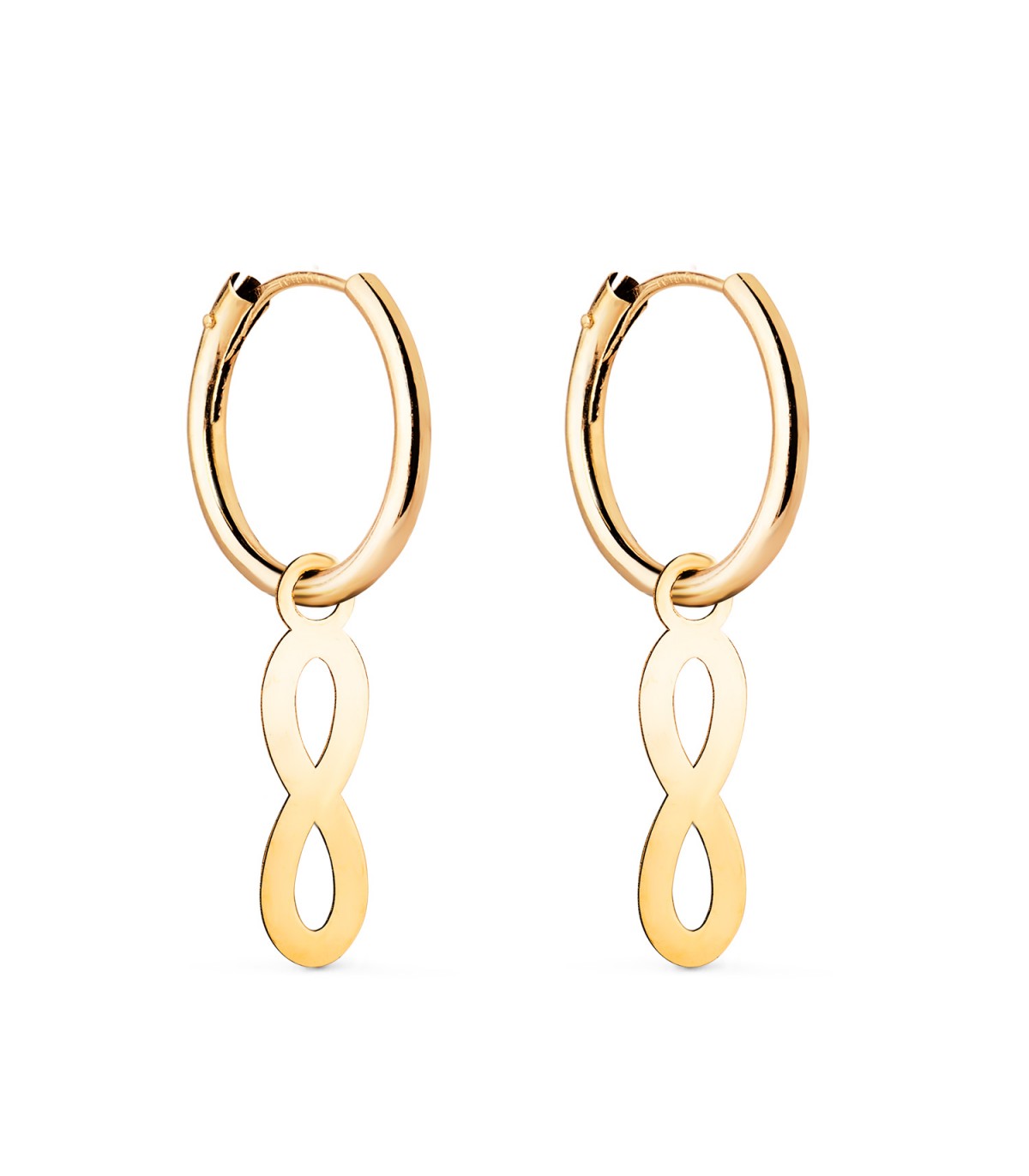 Créoles Infini Or Jaune 18k