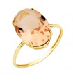 Sortija Phoenix Oro Amarillo 18K Champagne