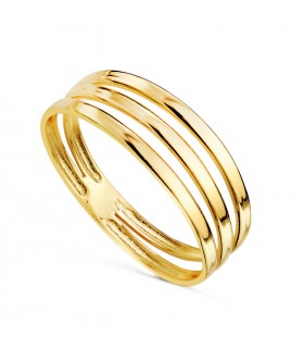 Bandring für Damen aus Gelbgold, Modell Sally 18K Gold.