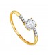 Bague de fiançailles en or, modèle solitaire Kimberly 18 carats | Bagues de fiançailles pour femme
