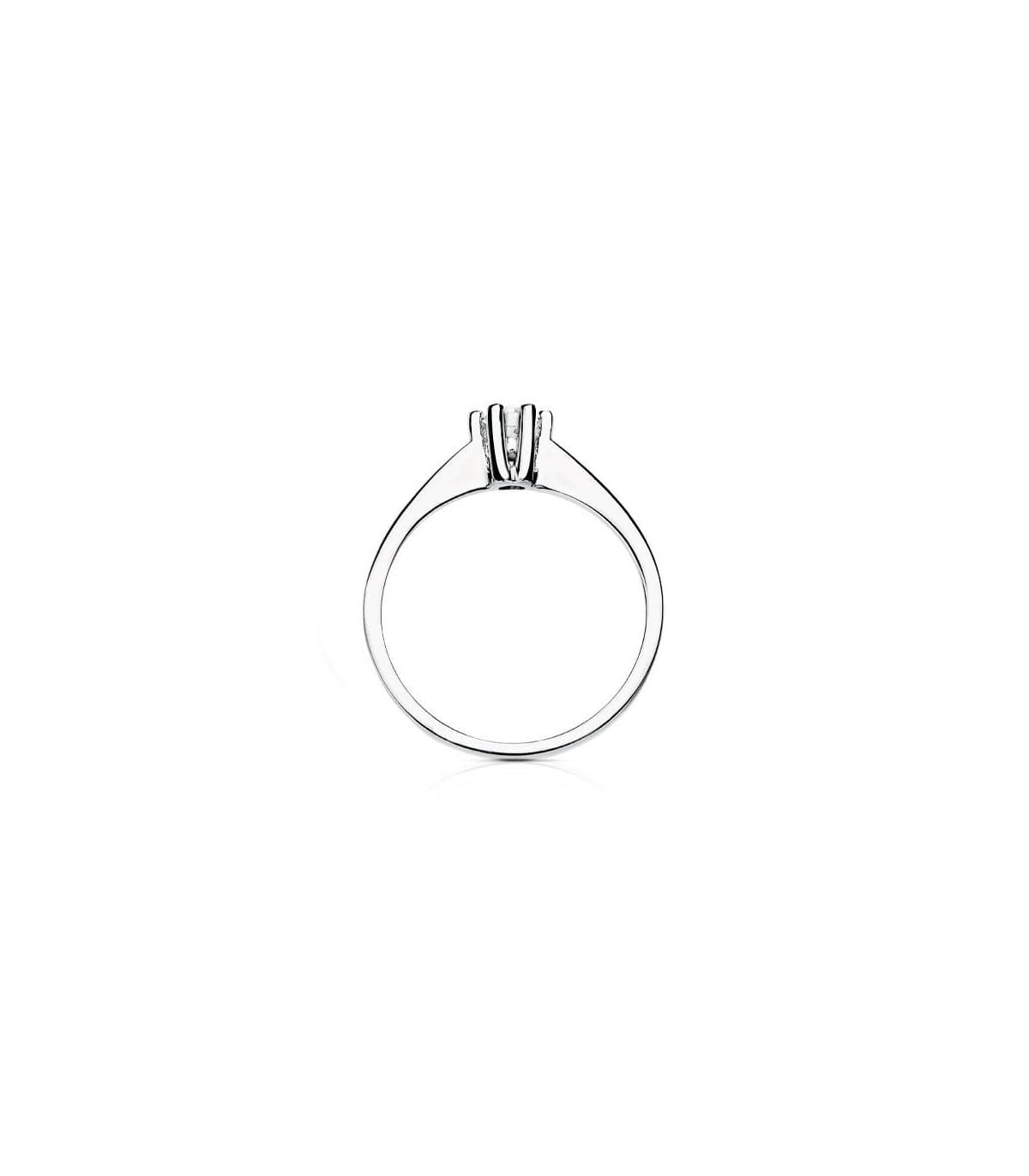 Anillo de compromiso Grattia 18 kilates. Anillo con diamantes 0.200 quilates. Compra online.