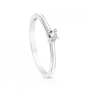 Solitario Provenzze 0.100 Qtes. 18 Ktes | anillos de compromiso con diamantes | solitario para pedida de mano | joyería online