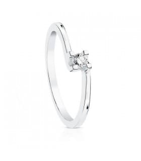 Solitario Lorien 0.100 Qtes. 18 Ktes | anillo de compromiso | anillo de pedida con diamantes| Joyería online