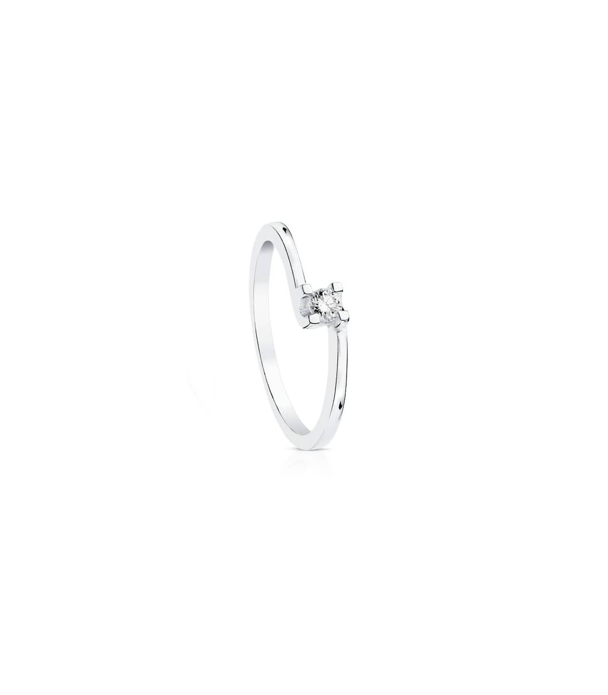 Solitaire Lorien 0.100 Ct. 18 K