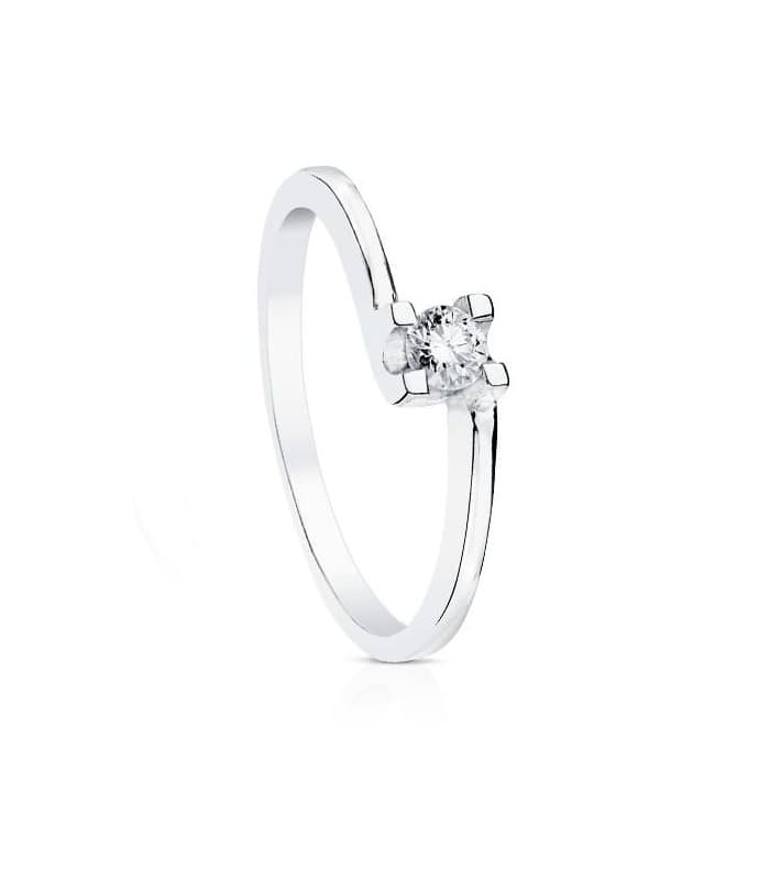 Solitaire Lorien 0.150 Ct. 18 K.