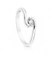 Solitaire Milanesse 0.150 Ct. 18 K