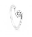 Solitaire Milanesse 0.200 Ct. 18 K