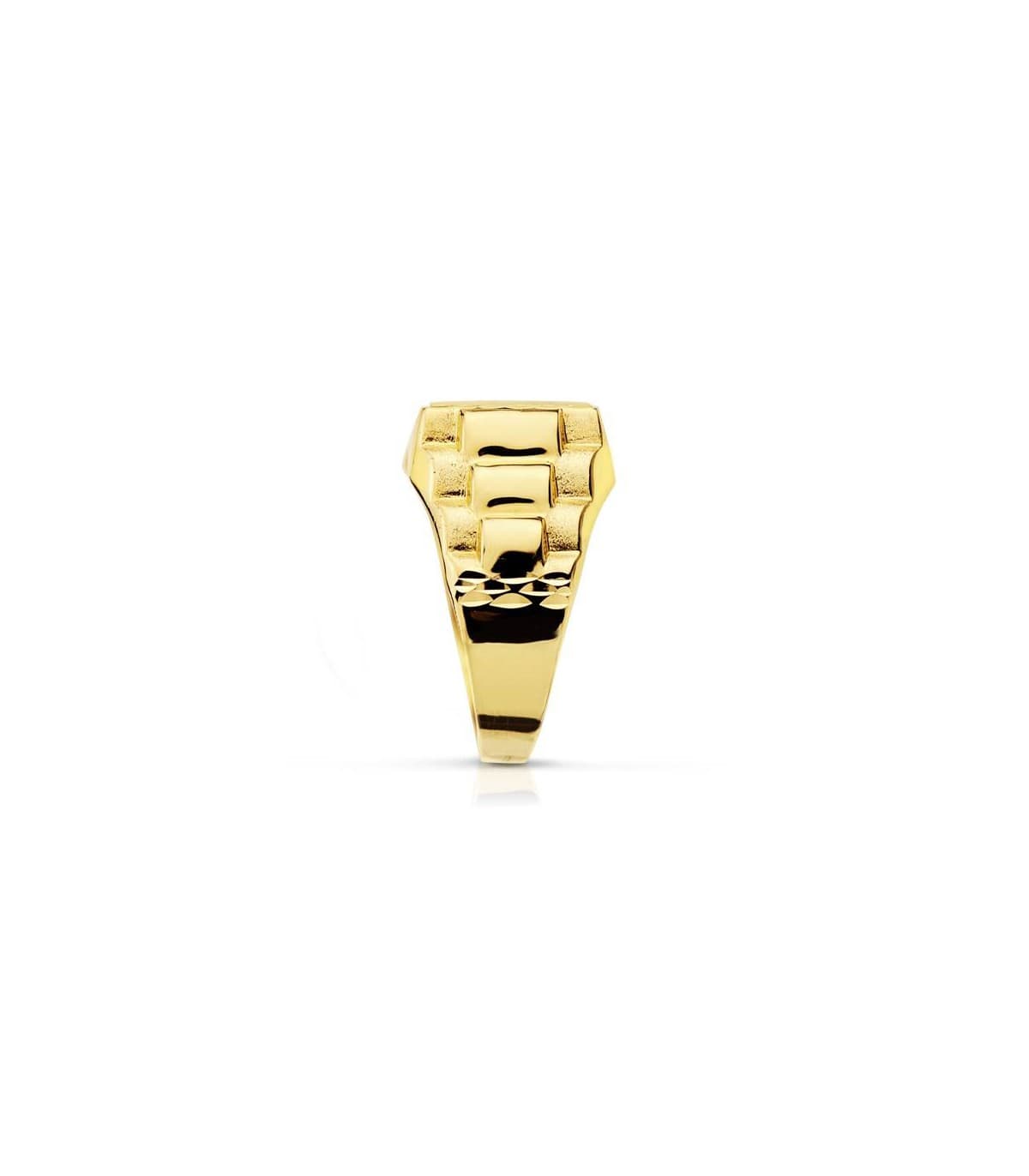 Alda Joyeros, joyería online | Sello caballero Evan 18 Ktes | anillos de oro hombre personalizados | comprar joyas on line