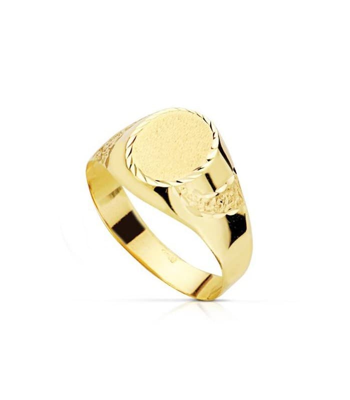 Chevalière En Or Jaune 18 Carats (750/1000) - Neuf Avec Emballage D'origine