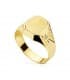 Chevalière enfant Flavio 18 carats, bague avec gravure initials.