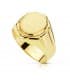 Anello chevalier uomo Gabin oro 18 Kt