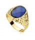 Sello caballero Fabrizio Espinela Azul 18 Ktes