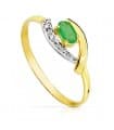 Bague Émeraude Juliette 2 Ors 18K