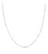 Cadena Forzada 18 Ktes 45 cm | Cadenas para mujer de oro blanco - Alda joyeros, joyería online.