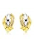 Boucles d'oreilles Idaira bicolore 18 Carats