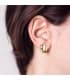Boucles d'oreilles Idaira bicolore 18 Carats