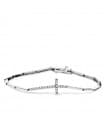 Bracelet Croix White 18 Carats