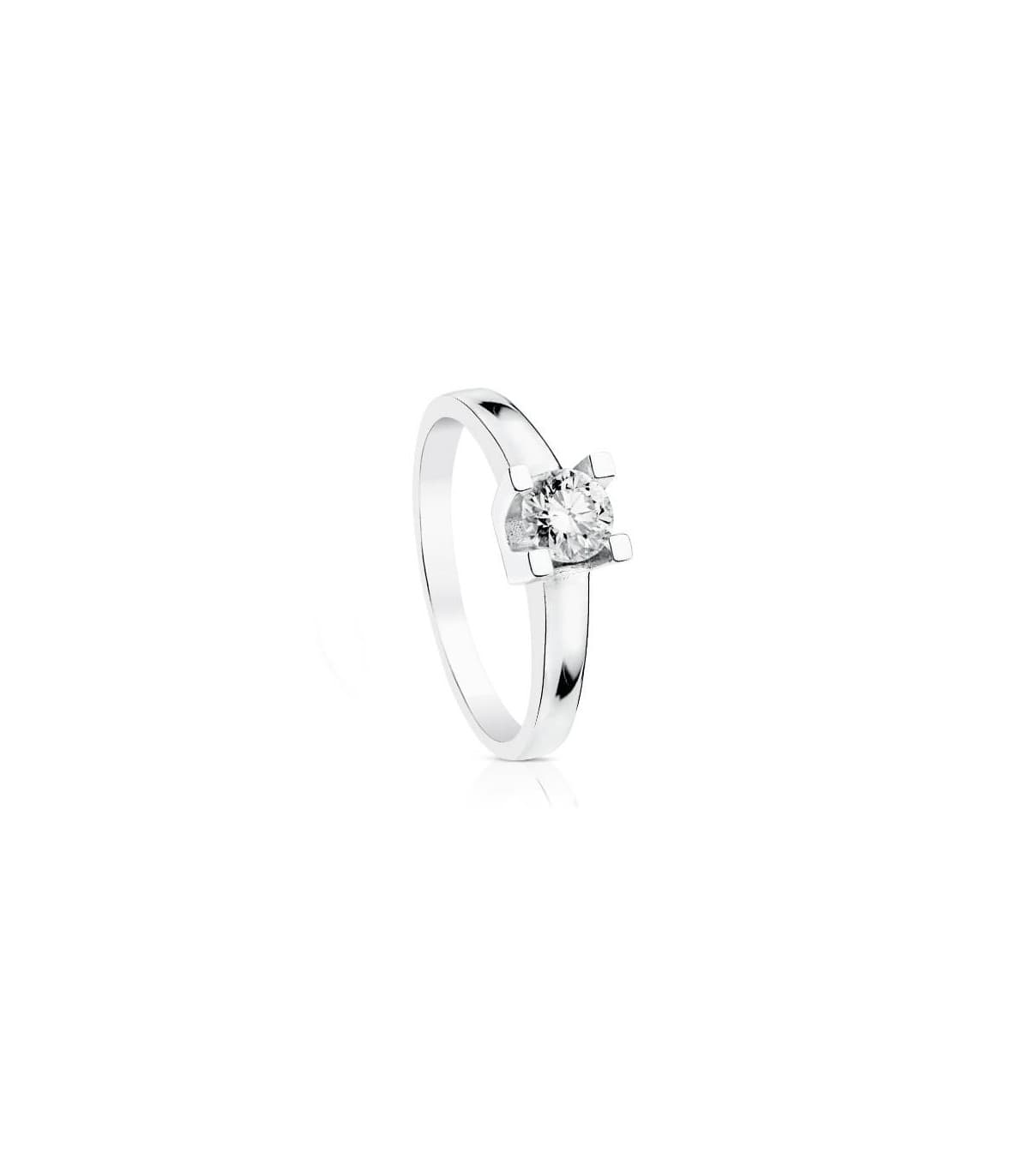 Solitaire Parisee 0.500 Ct. 18 K | haute joaillerie