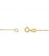 Gargantilla Collar mujer Oro Amarillo 18 Ktes chatón punto de luz 6 mm regalo mamá navidad