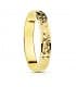 ALIANZA DIAMANTADA 3mm 18 kts. anillo de boda joyeria online grabado.