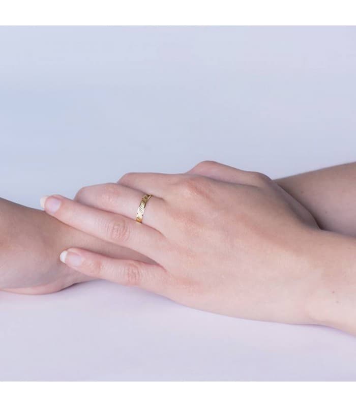 Alianza Vernazza 3 mm 9 Ktes. Alianzas de boda para pareja: hombre y mujer.