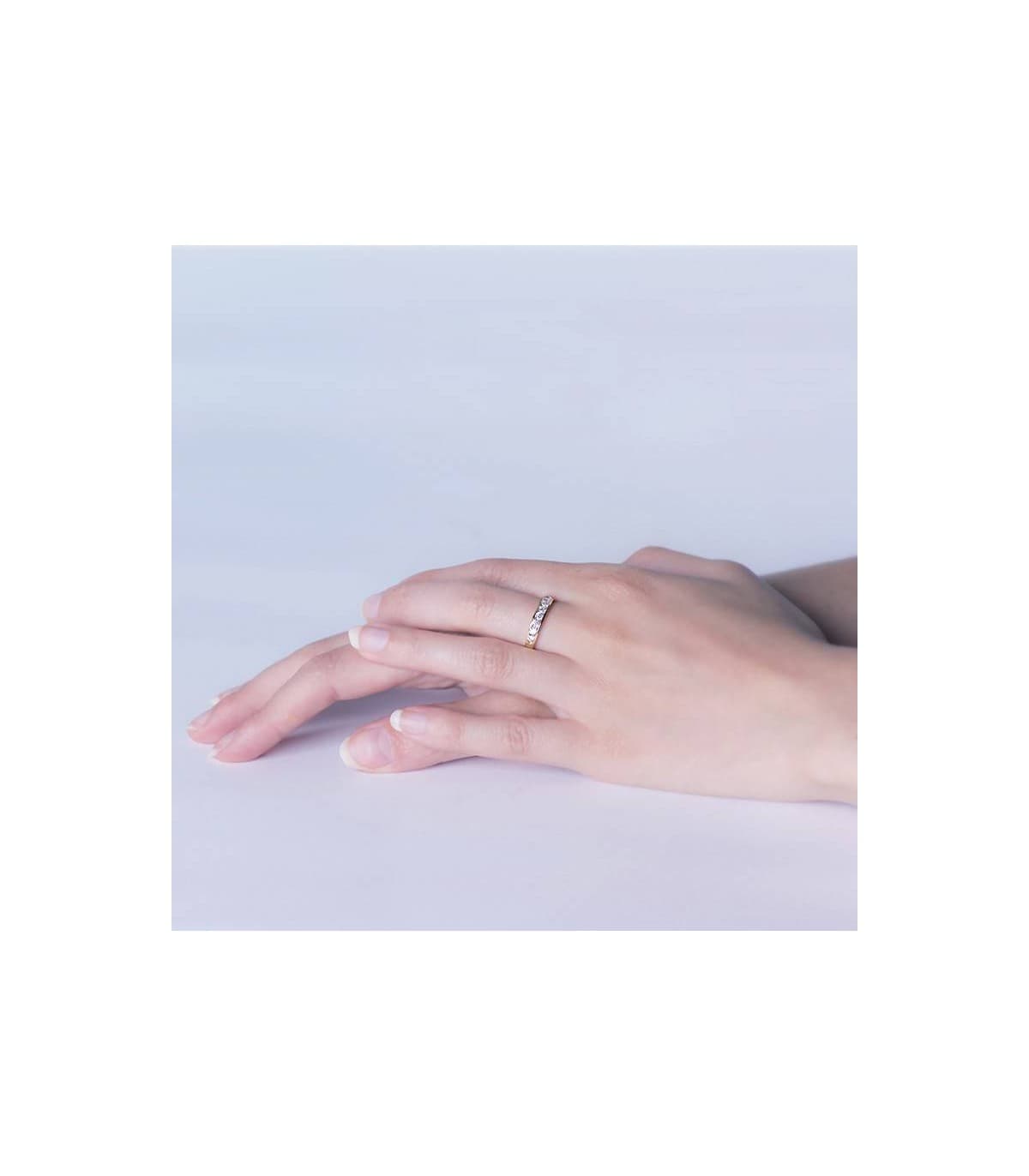 Anello matrimonio donna or 18Kt. Gioielleria online, Alda Joyeros.