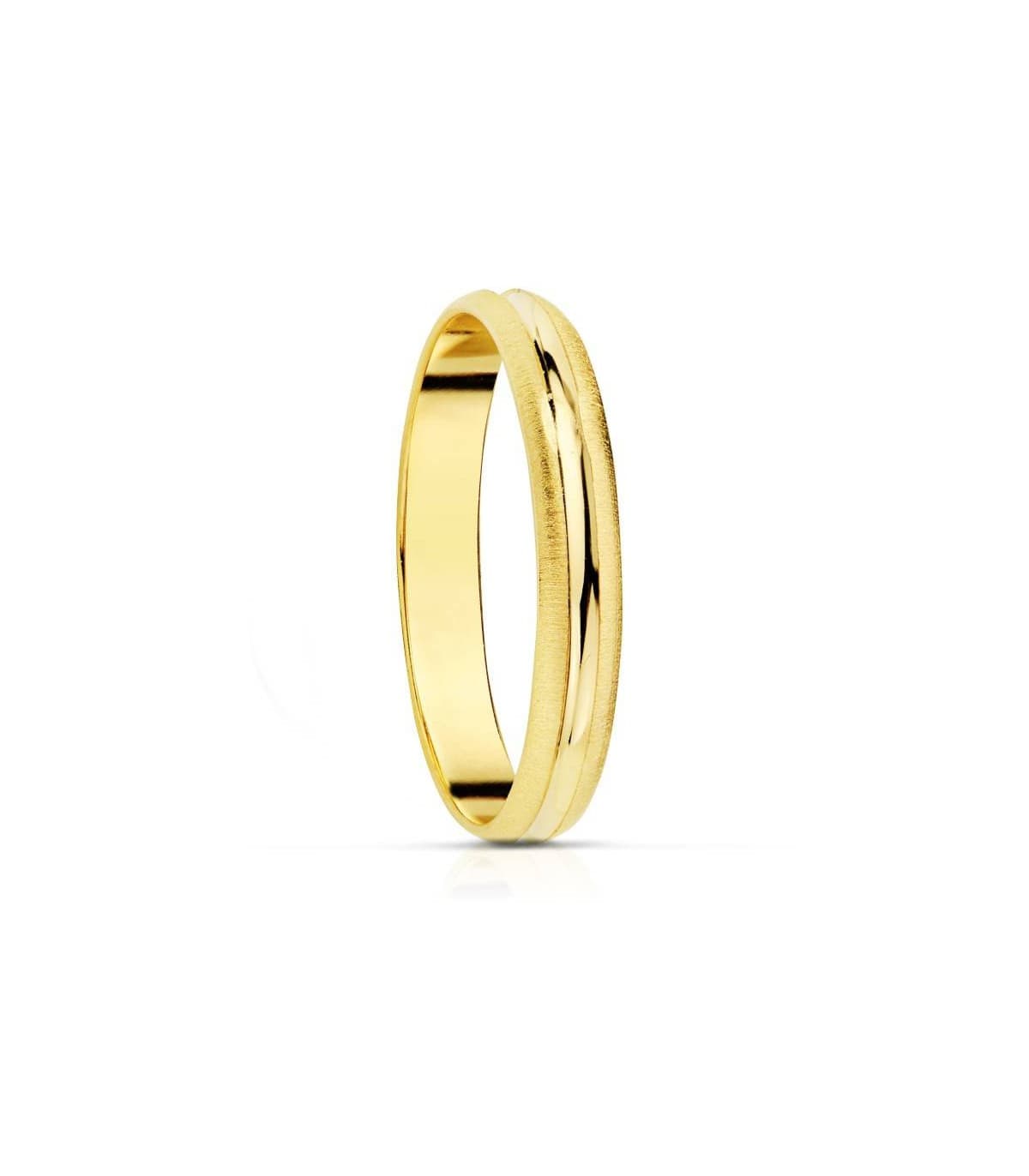 Fede nuziale Clarissa 3 mm Oro 18 Kt.