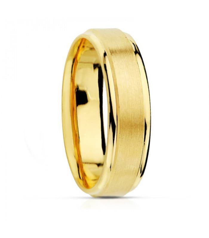Fede nuziale Napoli 5 mm Oro 18Kt.