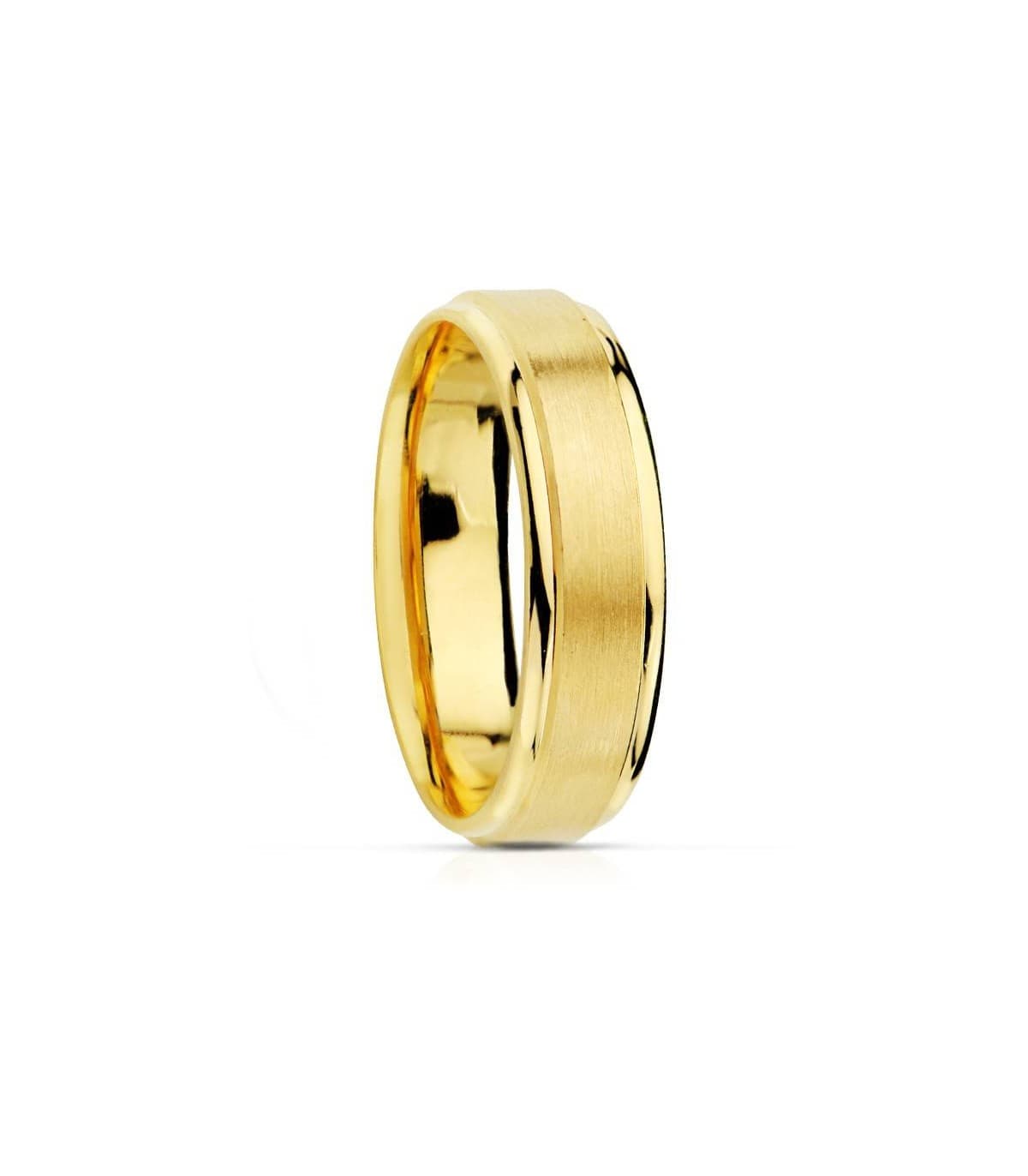 Fede nuziale Napoli 5 mm Oro 18Kt.