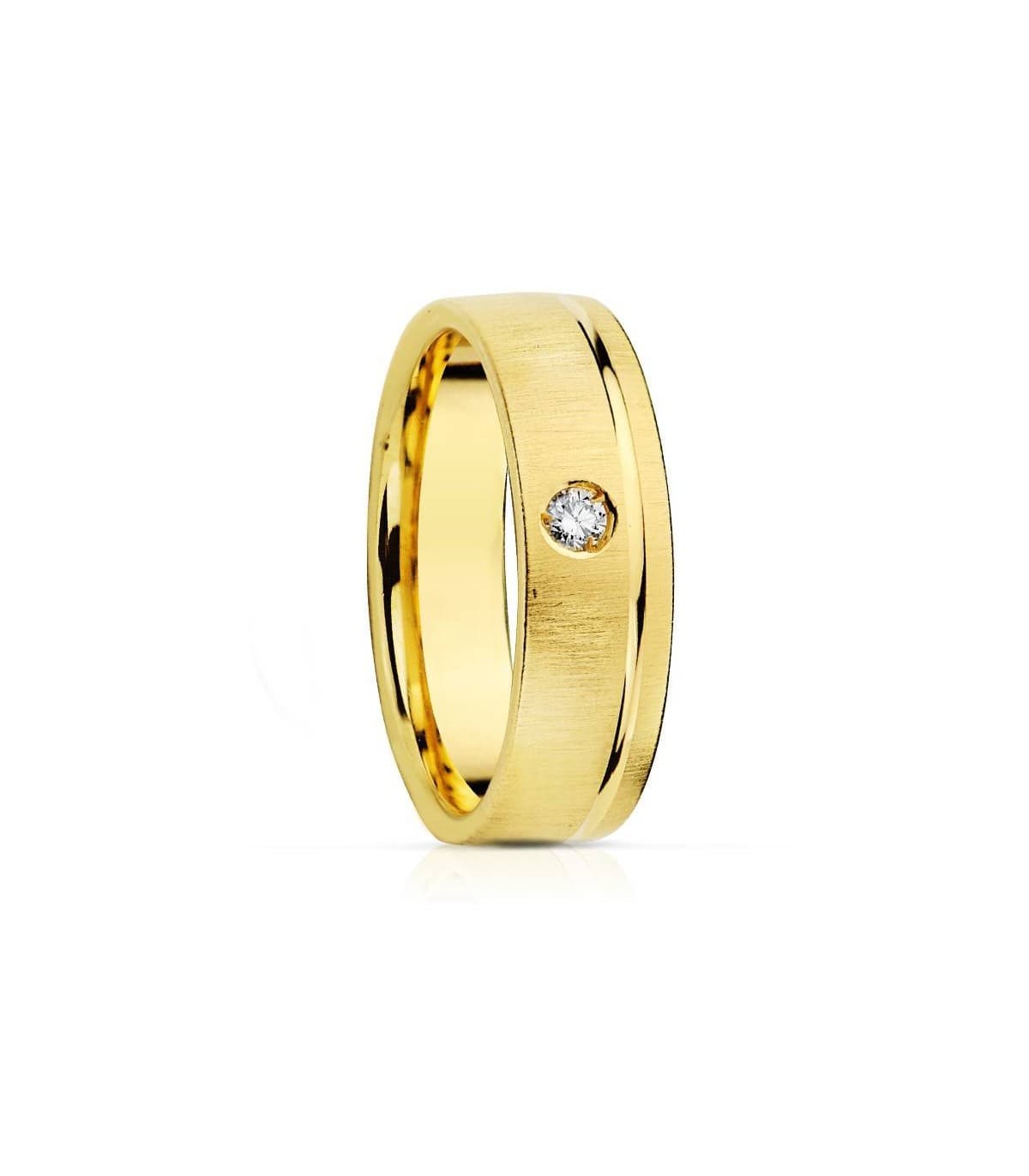 Fede nuziale Giulia 5.5 mm Oro 18Kt.