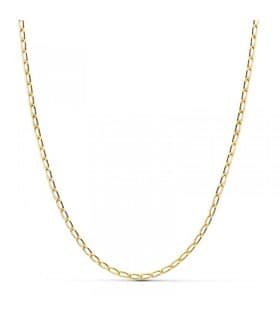 Catena a maglia Cheval cava - Oro giallo 18 carati 50 cm x 2,5 mm - Collane in oro da donna online
