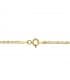 Cadena diamantada maciza con acabado tallado y pulido - Oro 18 kilates 2 mm 50 cm