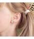 Pendientes oro perla Mariela 6 mm 18 Ktes