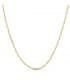 Cadena eslabones 3x1 2mm 60cm Oro 18K