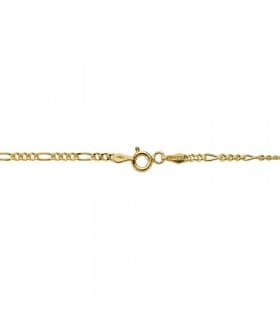 Catena maglia 3+1 2 mm 18Kt 60 cm | Catene uomo in gioielleria Alda.