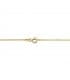 Chaîne en or jaune, maille Forçat 1.2 mm 18 K 50 mm, idéal pour collier femme