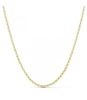 Cadena Bilbao 1.7 mm 18 Ktes 60cm - Cadenas de oro para hombre y mujer, modelo unisex.