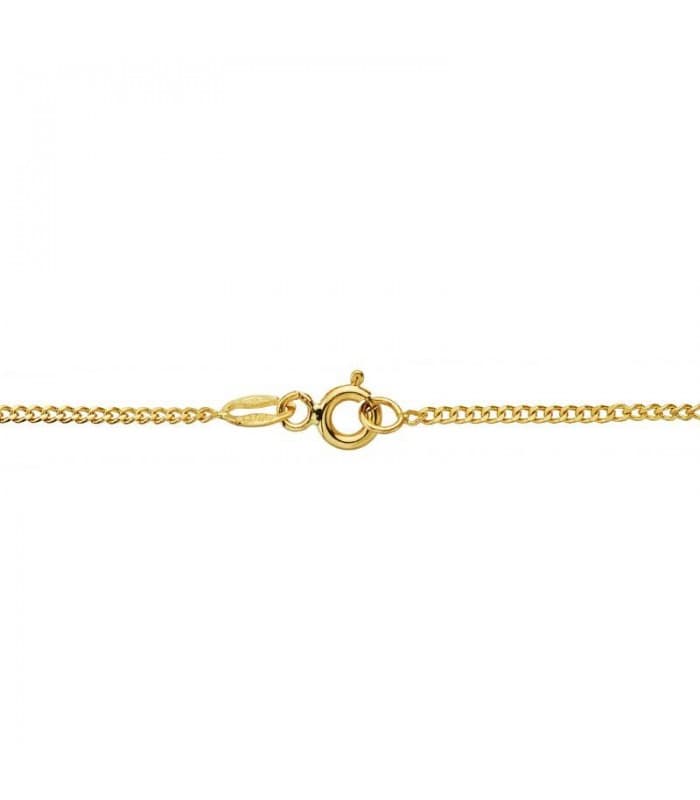 Collana maglia grumetta 1,2 mm 18 Kt 50 cm - Catene in oro per uomo e donna, modello unisex.