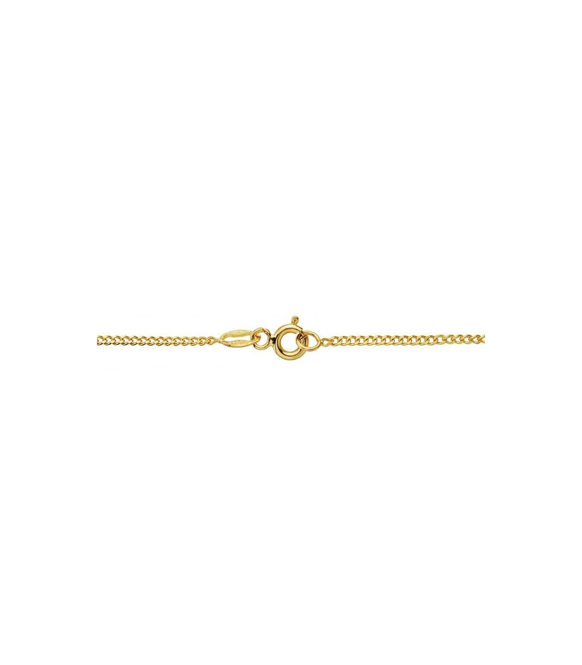Collana maglia grumetta 1,2 mm 18 Kt 50 cm - Catene in oro per uomo e donna, modello unisex.