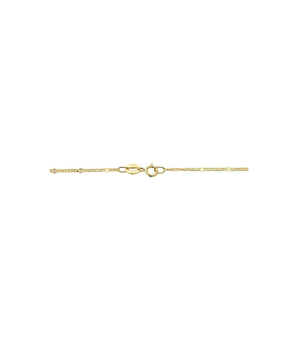 Cadena Diamantada 1.5 mm 18 Ktes 50 cm
