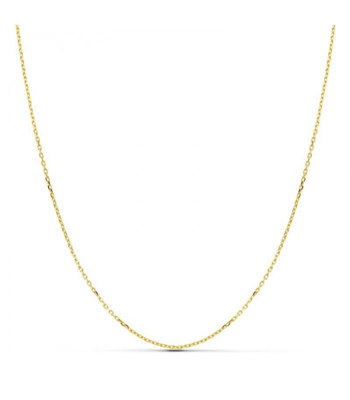 Chaîne Forçat 1 mm 18 K 45 cm, maille massive - Chaînes femme et enfants.