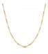 Chaînes en or femme 18 carats - Chaîne Singapour 2,5 mm 45 cm or jaune 750