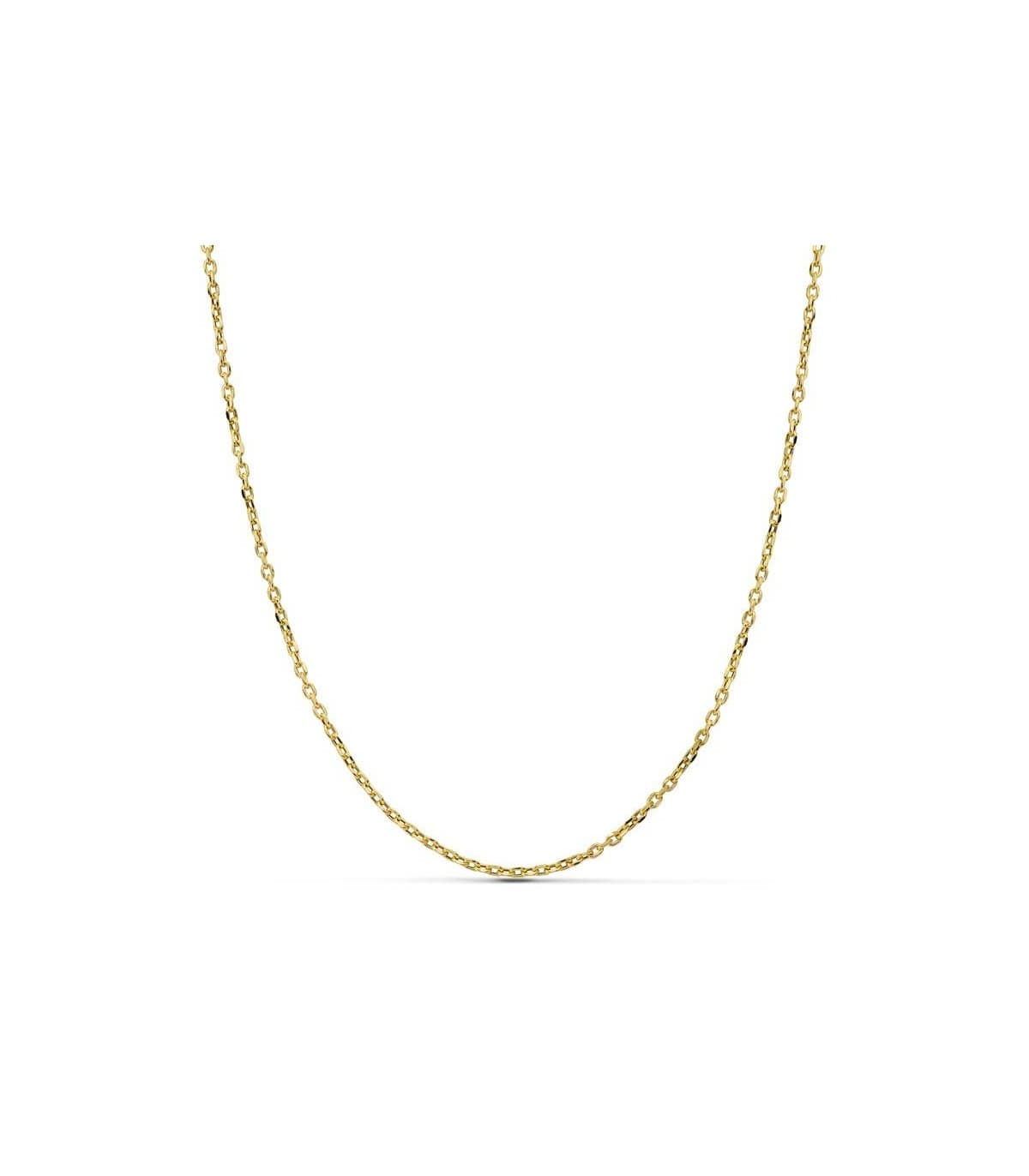 Collane a catena da donna - Modello Catena maglia diamantata 1,5mm 60cm in oro 750‰